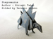 alt : Photo Origami Bison, Author : Hiroaki Takai, Folded by Tatsuto Suzuki